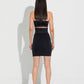 Second Skin shaping High waist tube skirt - Black