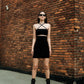 Second Skin shaping High waist tube skirt - Black