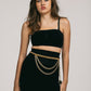 Second Skin shaping High waist tube skirt - Black
