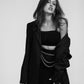 Second Skin shaping High waist tube skirt - Black