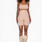 Alturra Highwaist Shaping shorts - Tan
