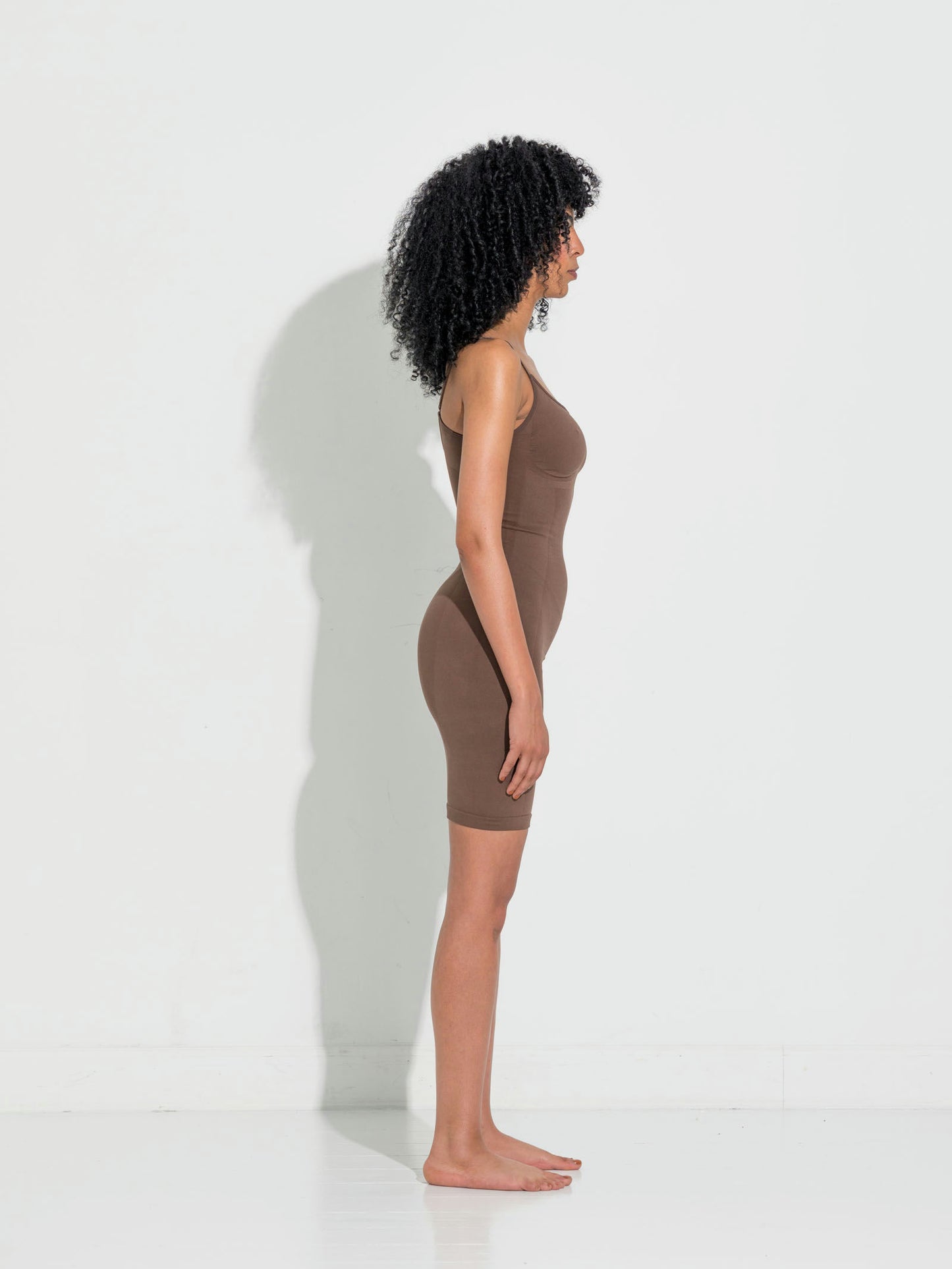 Second Skin Slip Dress - Chocolate