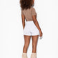Honest Midwaist Shorts Functional Comfort- White