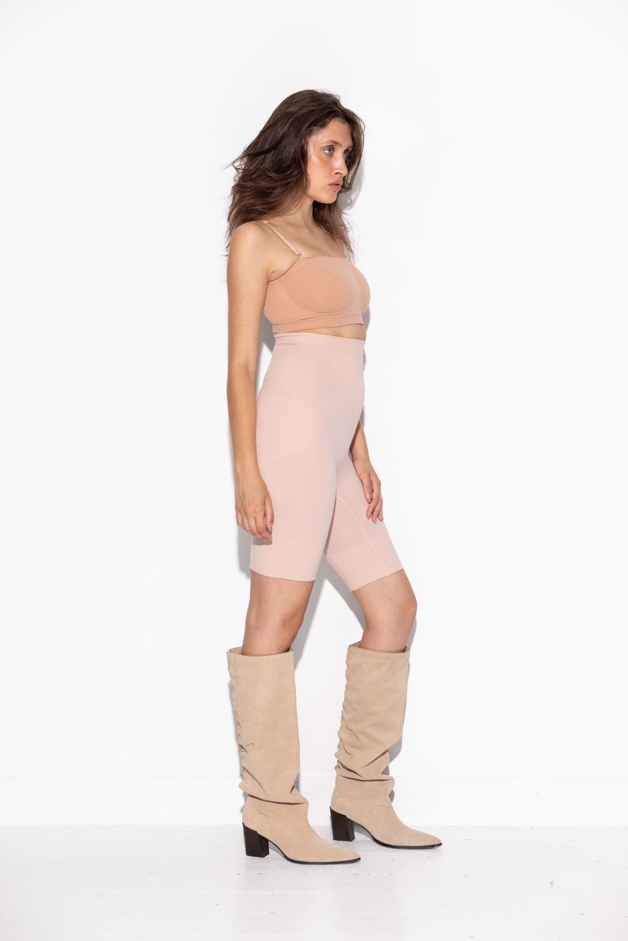Alfie Shaping Shorts - Dust Rose