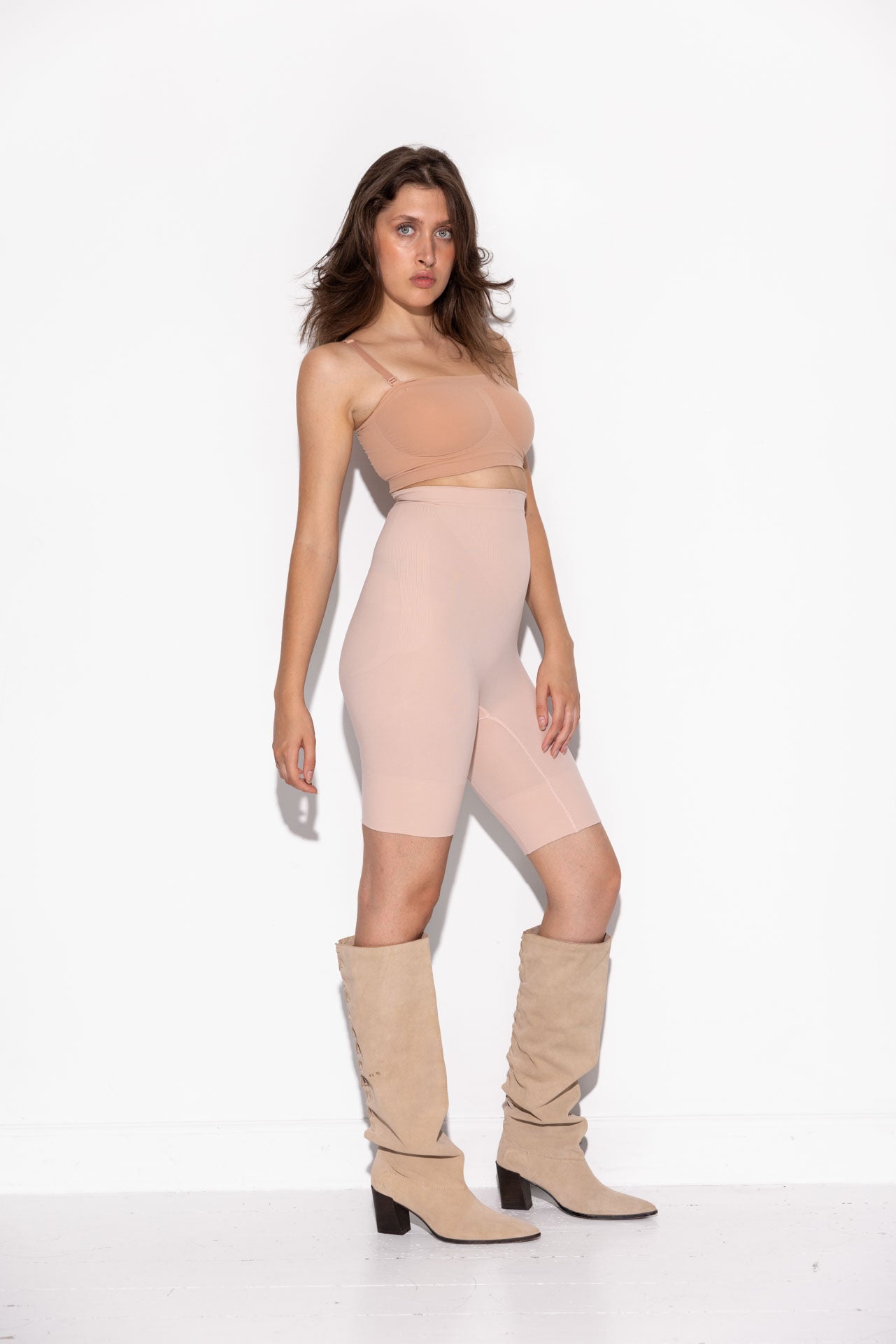 Alfie Shaping Shorts - Dust Rose