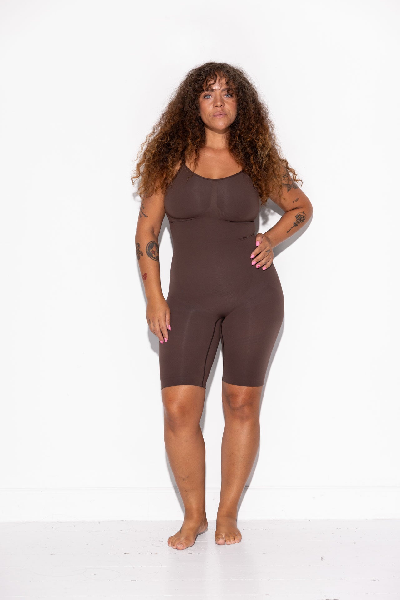 Contour Shapewear Bodysuit - Chocolate