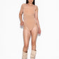 Second Skin High waist thong - Tan
