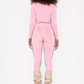 Shilo Scrunch w/Logo - Cream Pink
