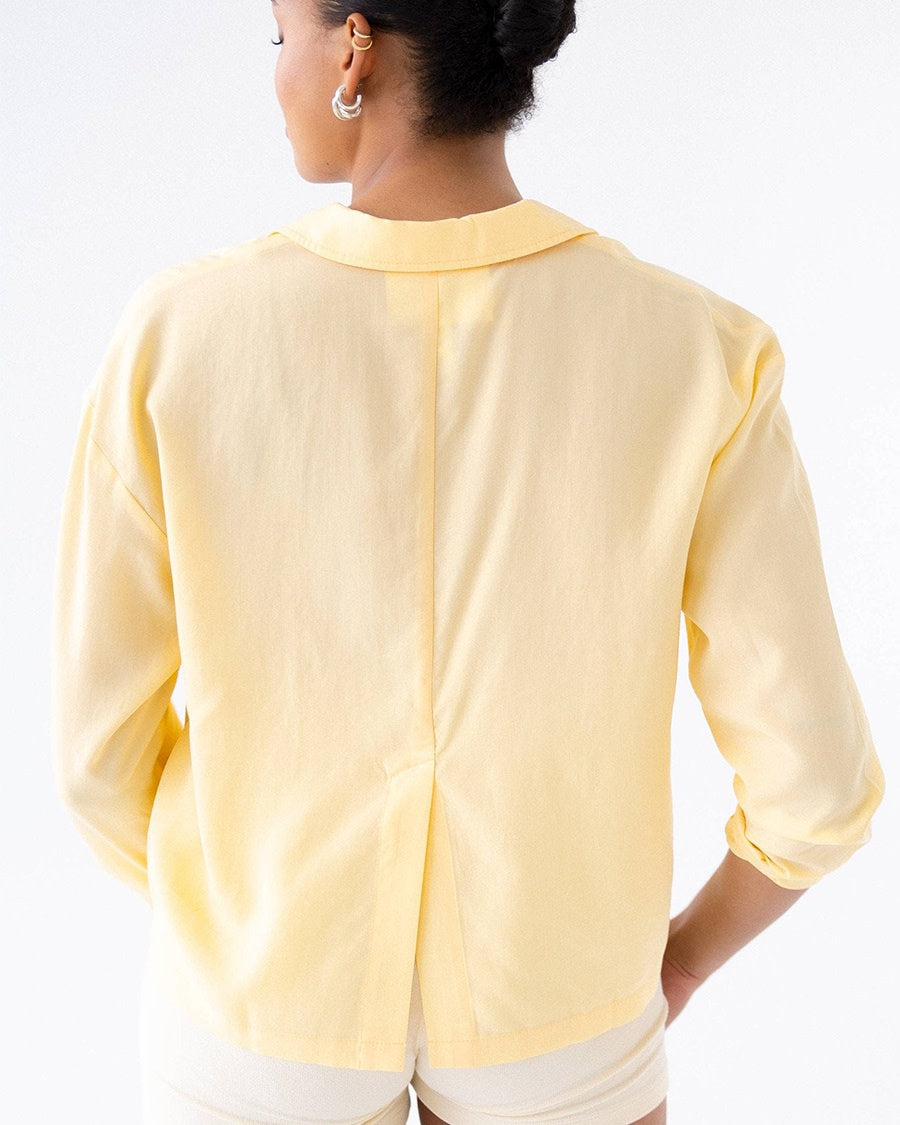 Snuggle pajama shirt - Yellow