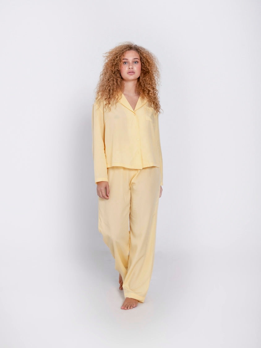 Snuggle pajama shirt - Yellow