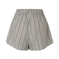 Sleep pajama shorts - dust mint stripe