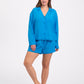 Snuggle pajama shorts - Bright Blue