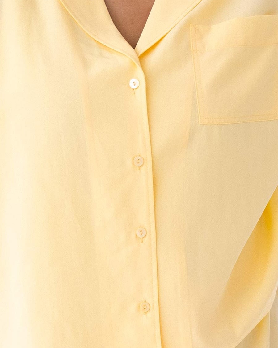 Snuggle pajama shirt - Yellow