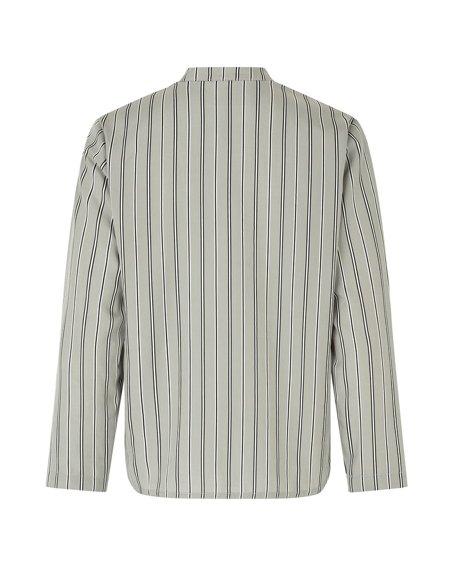 Sleep pajama shirt - dust mint stripe